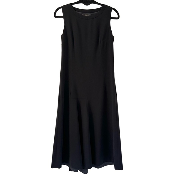 Max Mara Weekend Sleeveless Sheath Midi Dress in Black Size 4 - Picture 5 of 12